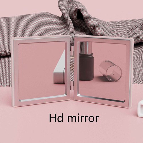 ZHU YU CHUN 6 PCS Daily Makeup Enlarge Makeup Square Small Purse Mirror Travel Portable Double-Sided Mirror, Gift for Girls, Women, Mothers (Apply Marbling)