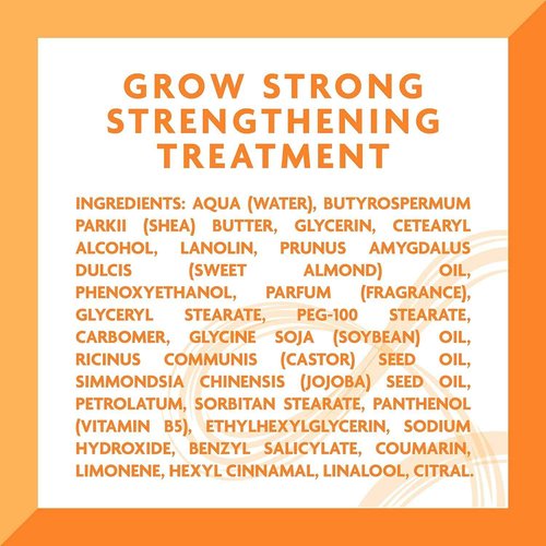 Cantu Shea Butter Grow Strong Strengthening Treatment 6 Ounce (177ml) (3 Pack)