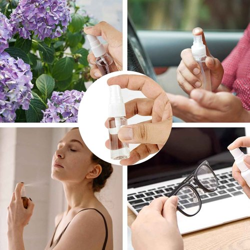 GAADSKCER 2 Pack Spray Bottle, 0.7 oz/20ml Small Plastic Spray Bottles, Travel Size Spray Bottle, Fine Mist Spray Bottles (2)