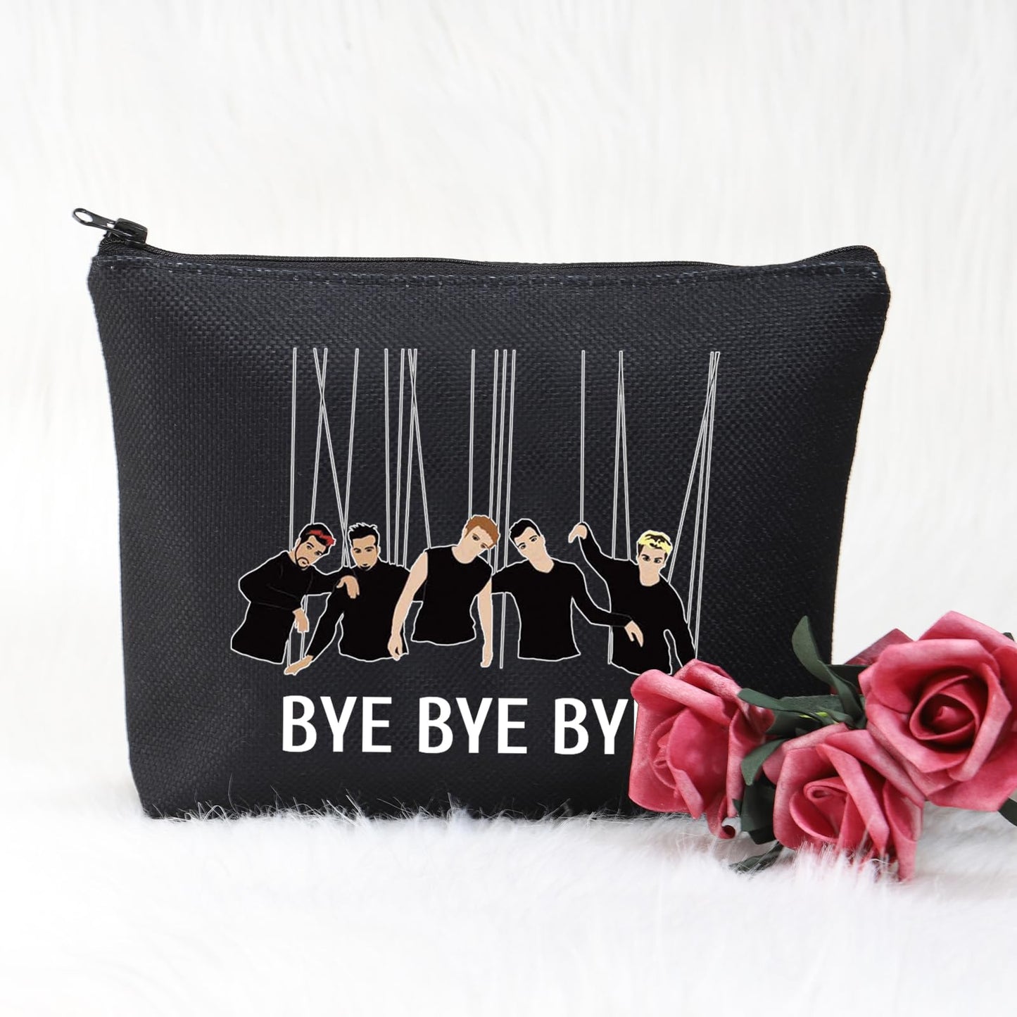 POFULL Music Band Gift for Best Friend Boy Band Gift Concert Gift for Fan Music Lover Gift (Black BYE Bag)