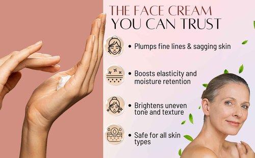 Anti-Aging Collagen Face Cream with Salmon DNA PDRN, Hyaluronic Acid & Niacinamide – Women Deep Hydration Firming Wrinkle Repair Daily Moisturizer Neck Tightening, Lifting, Brightening, 1.7 oz