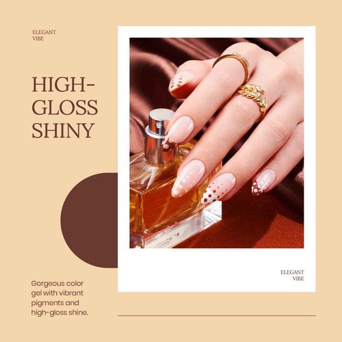 beetles Gel Polish Nail Set 6 Colors Sandstorm Collection Nude Pink Peach Brown Natural Manicure Kit & Beetles Gel Nail Kit Easy Nail Extension Set 5 In 1 Nail Glue Gel Base Coat with Nail Tips