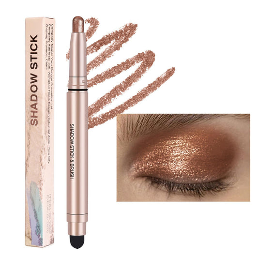 Hotiary Eyeshadow Pencil - Neutral Cream Matte Shimmer Eyeshadow Stick -Waterproof Long Lasting Eyeshadow Pencil (B8)