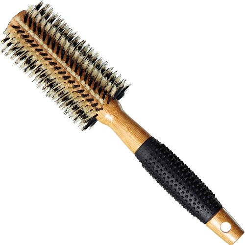 Sam Villa Signature Series Nylon & Boar Bristle Hair Brush Round Styling Brush