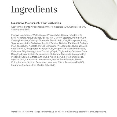 Murad Superactive Brightening Moisturizer SPF 50 Travel - Vitamin C Packed Hydrating Ulta Sheer Facial Sunscreen W/Lipid-boosting Technology for Preventative Aging Protection from UVA/UVB (0.8 Fl Oz)