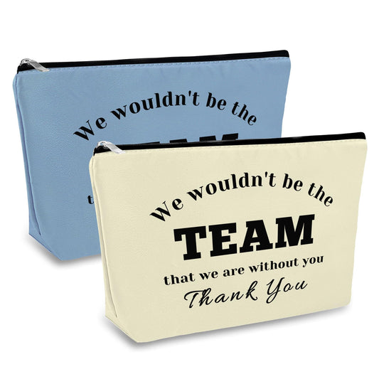 Coworker Gift Boss Leader Appreciation Gift Makeup Bag for Women Thank You Gift for Team Leader Supervisor Coach Employee Cosmetic Bag Going Away Farewell Gift for Colleague Leader Boss Day Gift