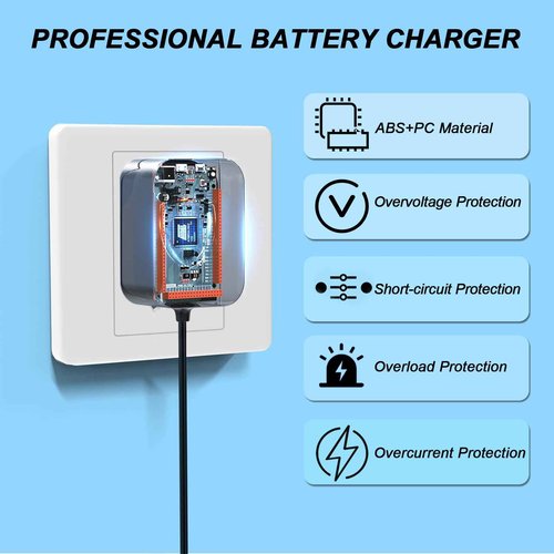 VHBW 5V Clipper Charger Replacement for Wahl Trimmer 9864, 7065, Wss31, 9870, 9818A Charging Cable, 9864SS, SS2L, 5616L, 5701, 9896, 9899, 9818-5001, 9884L2 AC Power Charger