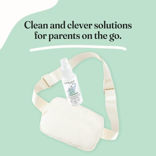 Think Smarter Products Littley Pacifier & Teether Cleaner with Hypochlorous Acid, Non-Toxic & Alcohol-Free, Gentle Formula for Cleaning Baby & Toddler Essentials, 8oz Spray Bottle