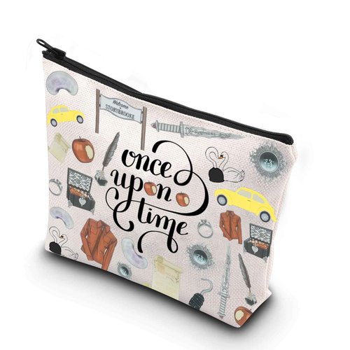 WCGXKO TV Inspired Gift TV Inspired Zipper Toiletry Bag For Welcome To Storybrooke Fans (a time)