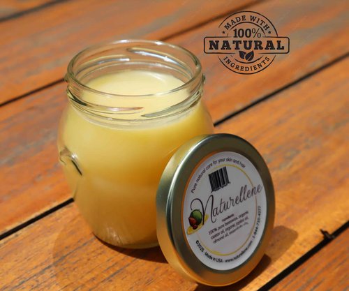 Sandalwood All Natural Moisturizer Cream, Body Lotion, No Petroleum Organic Castor & Jojoba Oil Aftershave Balm Beard Oil Eye Makeup Remover Diaper Rash Cream Tattoo Aftercare in Glass - 6 fl oz