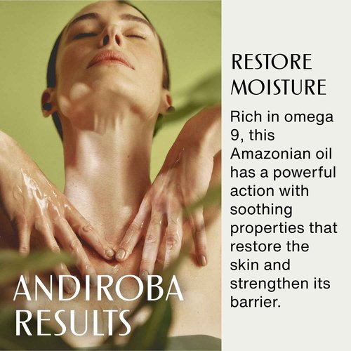 natura - Ekos Andiroba Triple Phase Shower Oil - Restorative In-Shower or Bath Body Oil - Anti-Damage - Scented - Bath Oil - Skin Moisturizer - Vegan Skin Care - Brazilian Beauty - 6.7 fl oz (200ml)