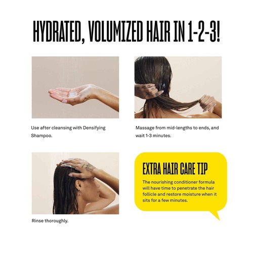 BABE ORIGINAL Locks Densifying Hair Conditioner, Thinning Hair Solution, Promotes Thickness and Prevents Hair Loss, for Fuller, Thicker Hair, Cruelty Free, 13.5 fl oz