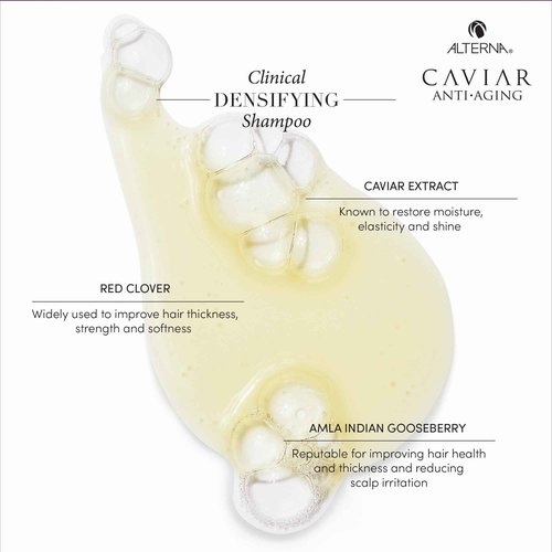 Alterna Haircare CAVIAR Anti-Aging Clinical Densifying Shampoo 8.5 Fl Oz | For Fine, Thinning Hair | Thickens Hair, Protects Scalp | Sulfate Free