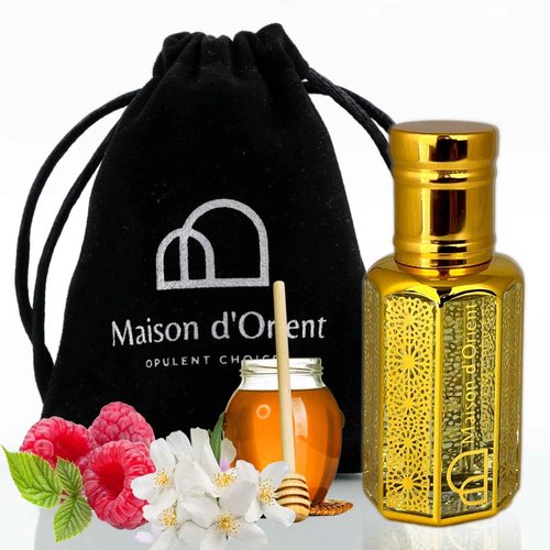 Signora Milione Perfume Oil 12 mL – Bold Fruity Floral with Raspberry Jasmine and Honey. Alcohol Free Long Lasting Oil, Compliment Magnet