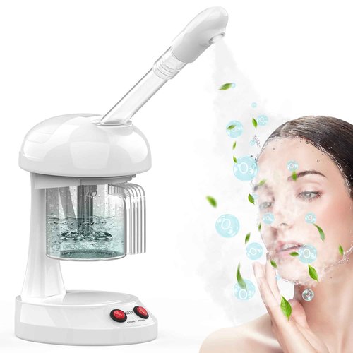 Ozone Facial Steamer - TASALON Face Steamer for Facial Deep Cleaning, Portable Facial Steamer with Removable Water Cup, Nano Ionic Face Steamer for Home Salon Spa or Personal Care