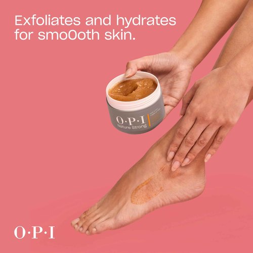 OPI Nature Strong Nails & Skin - Smooth It Out Hand & Foot Scrub | Gently Exfoliates Rough, Dry Skin for Moisturizing, Hydrated Skin | 8.4 Fl Oz | 250 mL