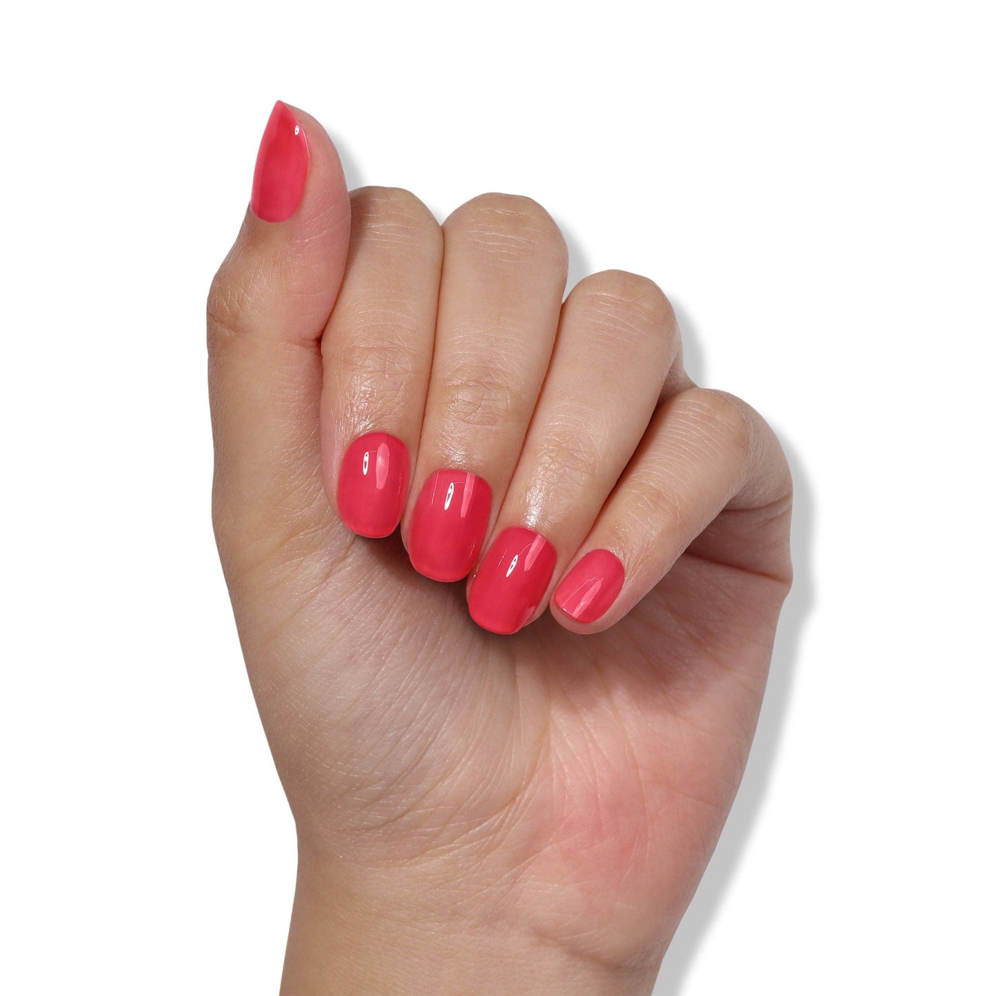 LONDONTOWN Nail Veil #8 Enhancing Nail Care Color and Formula, Sheer Poppy Red, 0.4 fl. oz.