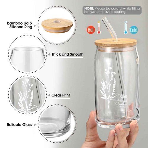 Fumete 6 Set 6 Set Christian Gifts for Women Bulk Religious Makeup Bag Bible Verse Glass Cup Mini Christian Compact Mirror Regalos Cristianos En Español for Christmas Church Gifts (Neutral Colors)