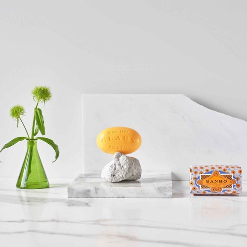 Claus Porto - Banho Citron Verbena Soap for Men + Women | Silky, Cleansing, Hydrating | Handcrafted, Aromatic, Energizing (150g | 5.3 oz)