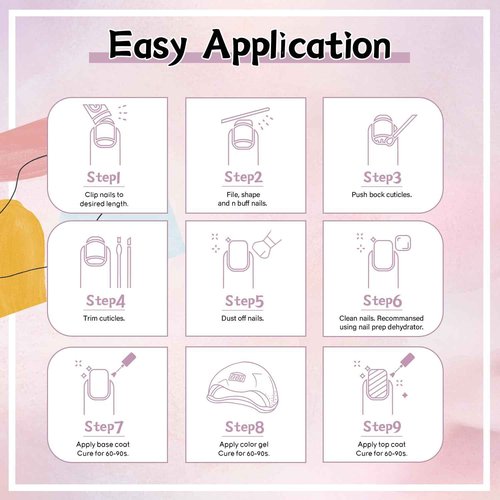 JEWHITENY 27 Colors Nail Polish Kit with U V Light, U V LED Nail Dryer Lamp Curing Gel Nail Polish Set Popular Gel Polish Set DIY at Home, Nail Manicure Tools