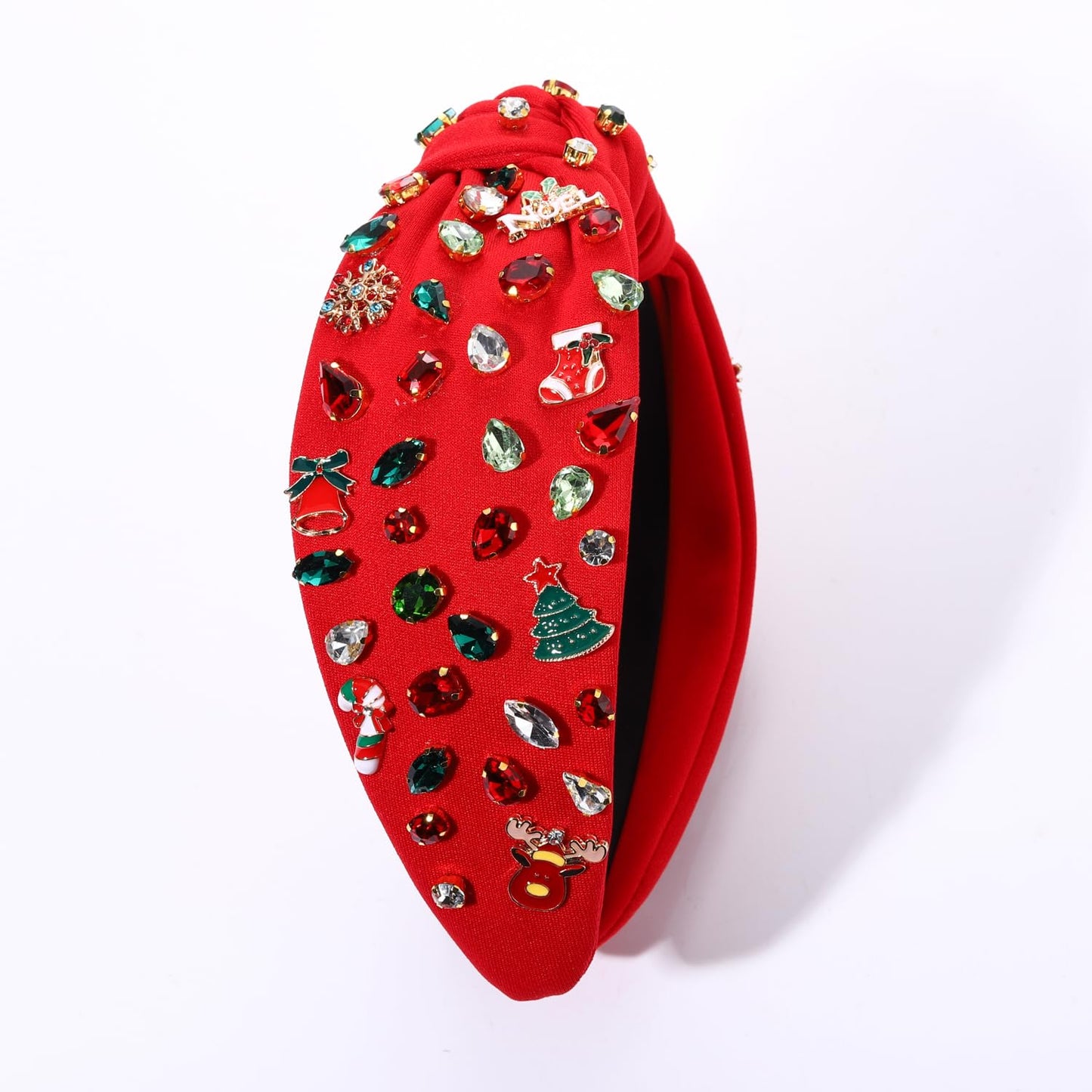 Christmas Headband for Women Snowflake Reindeer Tree Bow Headband Winter Holiday Wide Knot Hairband Hair Accessories Gifts