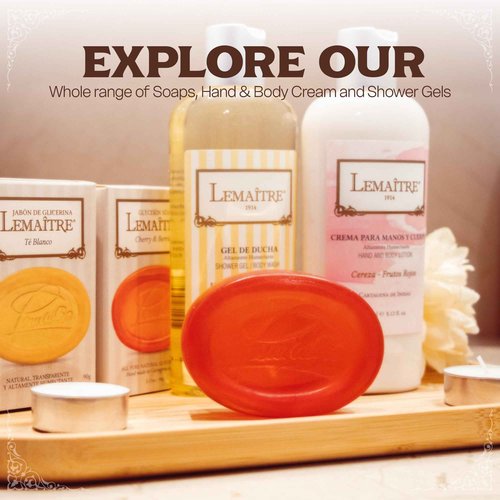 LEMAITRE Hydrating Hand & Body Cream – Non-Greasy Moisturizer for Soft Skin, Fast Absorbing Lotion with Light Scent, Travel-Friendly Skincare (Pack of 6), Sage, Lemon Grass, Vervena