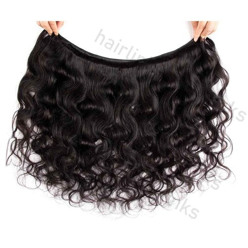 XEILOHO 12A Human Hair Bundle 14 14 14 Inch Body Wave Bundles Human Hair 100% Unprocessed Brazilian Virgin Remy Hair 3 Bundles Real Natural Black Wavy Hair Extensions