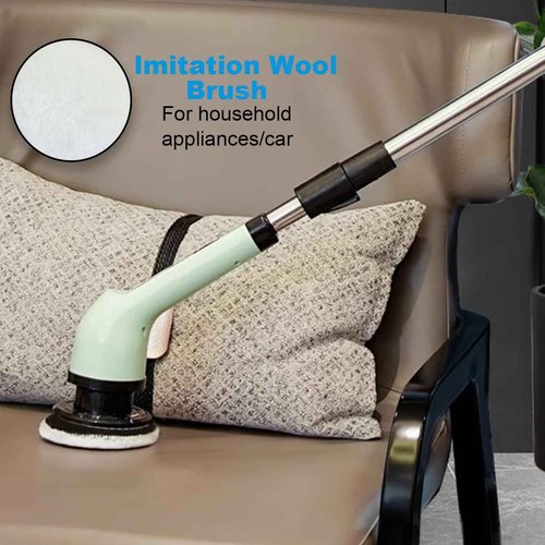 GOSLMYY Brush Heads Set, 9 Pack 4 inches Cordless Electric Spin Scrubber Replaceable Brush Heads for Household Cleaning Brushes/Bathroom/Floor/Tile/Car