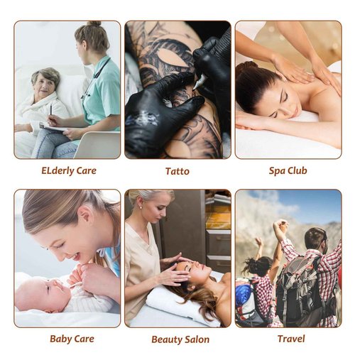 Rngwaper 50PCS Disposable Fitted Massage Table Sheets, Heavy Duty Elastic Disposable Bed Cover, Breathable Disposable Fitted Sheets for Spa White Non Woven Fabric 36 x 85 Inch