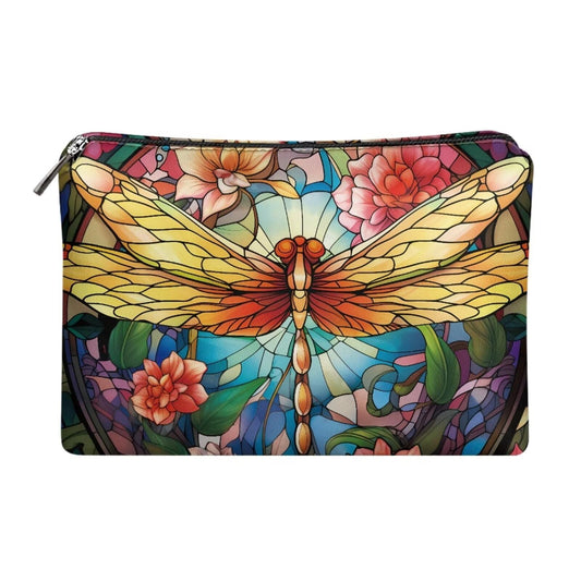 ELEDIZI Fantasy Dragonfly Makeup Bags for Women Travel Toiletry Bag for Women Carry On Waterproof Cosmetic Bags for Women Travel Makeup Brush Holder Bag Zipper Skincare Bags for Women Birthday Gifts