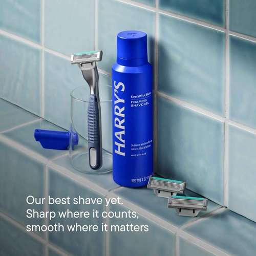 HARRY'S PLUS: Razor Refills - 10 Razor Blade Cartridges - Compact Cartridge Design for Precise Control - Shaving Kit for Men