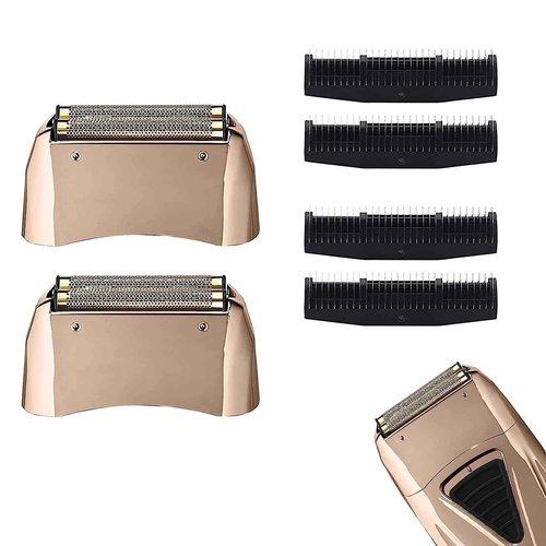 Shaver Replacement Foil and Cutters compatible with andis 17220/17230 shaver ProFoil Lithium replacement, 4 counts (Rose Gold)