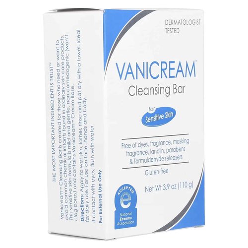 Vanicream Pharmaceutical Specialties Cleansing Bar, Unscented, 3.9. Ounce, (Pack of 6)