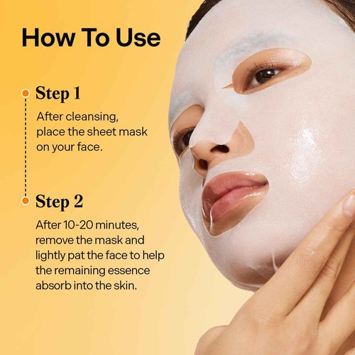 Torriden CELLMAZING Vita C Facial Mask (10 Sheets) | Radiance & Glow Boosting Korean Sheet Mask | 5D Vitamin C + Niacinamide | Great Holiday & Christmas Gift Stocking Stuffer