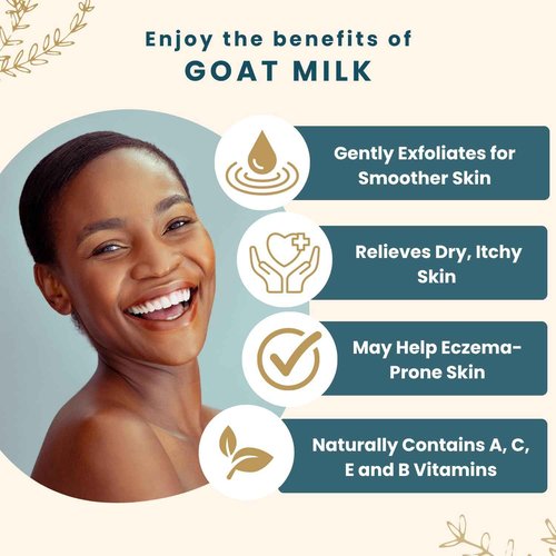 Way Natural Nourishing Goat Milk Lotion, Cherry Almond - Home & Away Set, Natural Hand & Body Cherry Almond Lotion for Dry Skin - Goat Milk Hand Cream for Women & Men - 8oz & 2oz Travel Size Tube