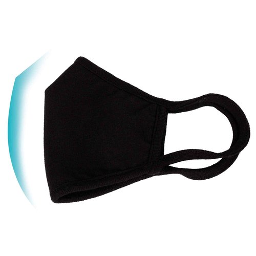WITHMOONS 3PCS Cotton Face Mouth Mask Cool Mesh Cloth 3 Layers Facial Reusable Washable Nose Bridge Wire Black for Women Men