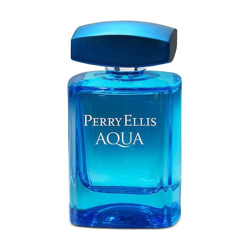 Perry Ellis Aqua Eau De Toilette Spray for Men - Mens Cologne, Long Lasting Perfume, EDT, Fragrance with Notes of Bergamot, Wood Notes & Musk - 3.4 fl oz (100 mL)