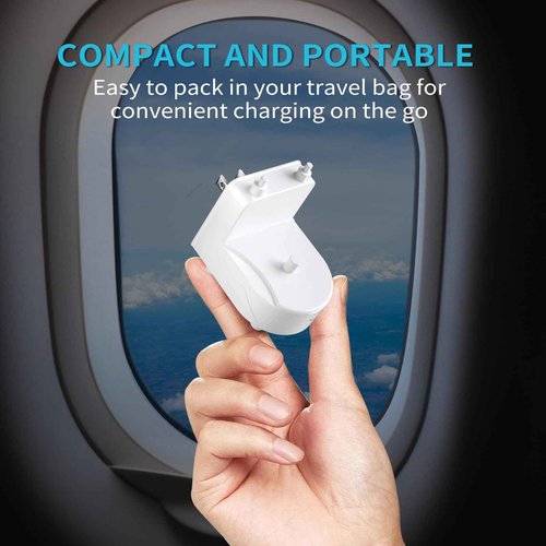 Wireless Replacement Charger Base Compatible with Philips Sonicare Electric Toothbrush，Toothbrush Charger for Philips HX6100, HX3000, HX6000, HX8000, HX9000,Portable, IPX7 Waterproof