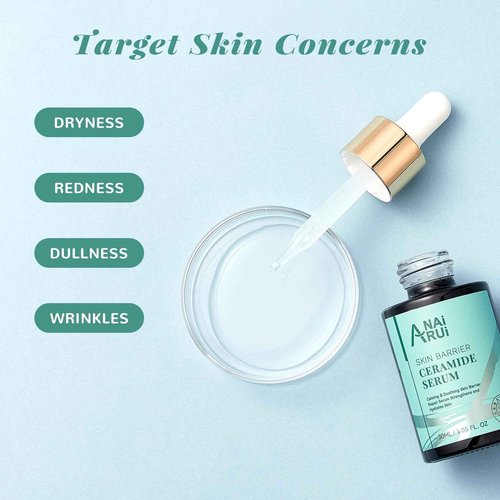 ANAI RUI SPA Mask Kit,Turmeric Vitamin C Mask,Rose Facial Mask-Avocado Green Tea Mud Mask+Ceramide Skin Barrier Serum,Skin Barrier Repair