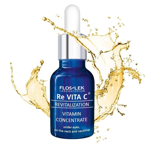 FLOSLEK REVITA C 40+ VITAMIN CONCENTRATE UNDER EYES, NECK AND NECKLINE 15 ml