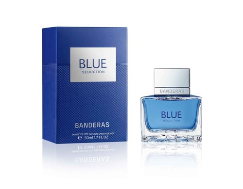 Banderas Antonio Perfumes - Blue Seduction - Eau de toilette for Men - Long Lasting - Fresh and Casual Fragance - Ideal for Day Wear - 1.7 Fl. Oz