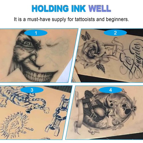 Emalla 3MM Fake Tattoo Skin - 20Pcs Premium Silicone Skin Practice Kit 7.48"x5.6" Double Sides Fake Skin Practice for Beginners and Artists Tattoo Supplies