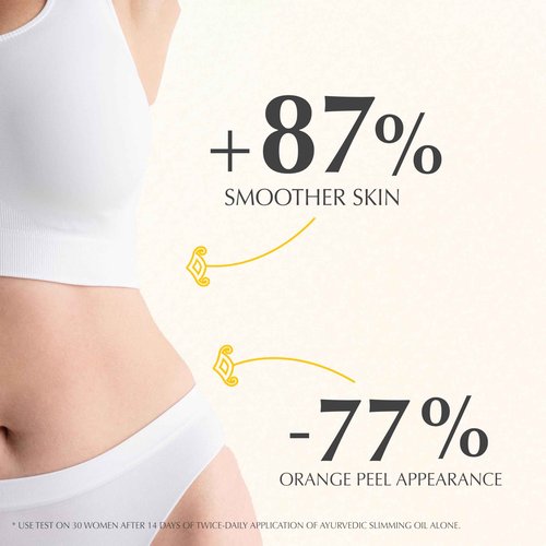 TAAJ | Ayurvedic Slimming Oil – Firming & Anti-Cellulite Treatment | Smooths, Firms & Nourishes Skin | Helps Reduce the Look of Cellulite |Ayurvedic-Inspired Skincare | 97% natural & Vegan | 3.4 fl oz