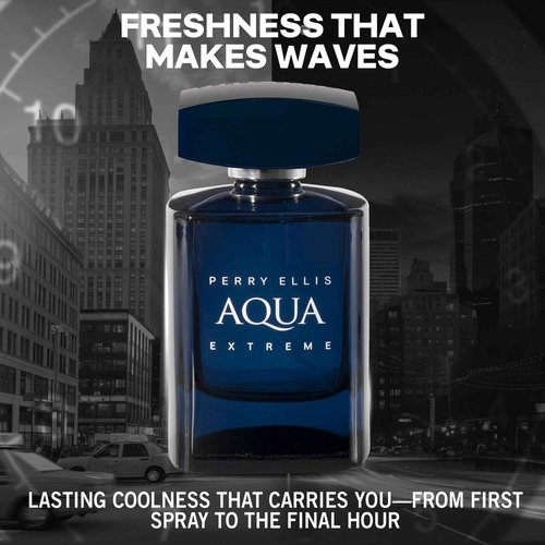 Perry Ellis Aqua Extreme Eau De Toilette Spray, 3.4 Ounce