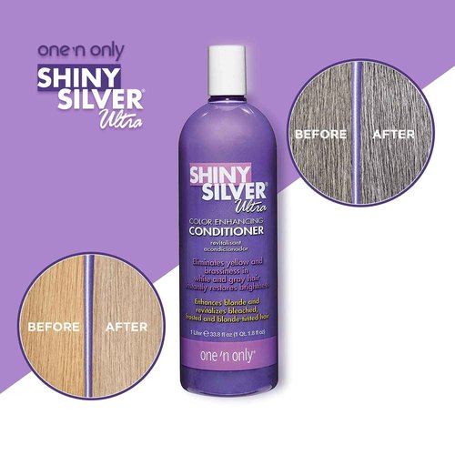 Shiny Silver Conditioner Ultra Color Enhancing 12 Ounce (354ml) (3 Pack)