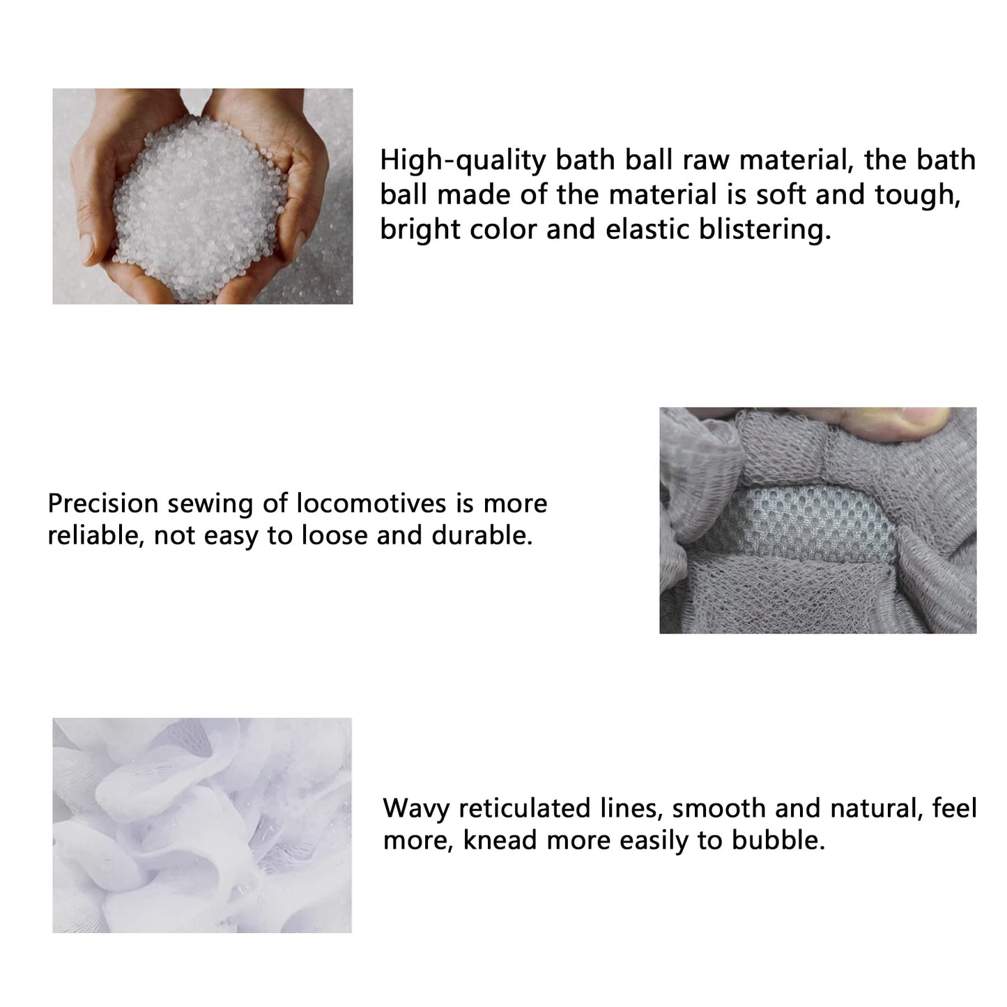 Evohyah Scrubber Back for Shower Extended Length Scrubber Towel Exfoliating Washcloth Body Scrub Sponge Shower Loofah with Handle for Women Men Deep Clean Body Skin Massages