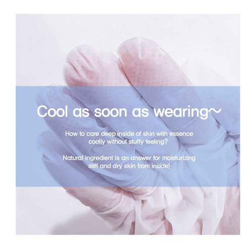 The Orchid Skin Hand Repair Mask Sheet Gloves for Hydration and Moisturization, Korean Skincare, 0.7 .o.z