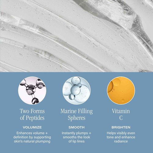 SKINN Lip Amplifying Serum, Lip6X with Peptides - Deep Moisturizing Serum Plumps, Hydrates & Smooths Lips & Boosts Collagen Production - Lip Care Products for Women