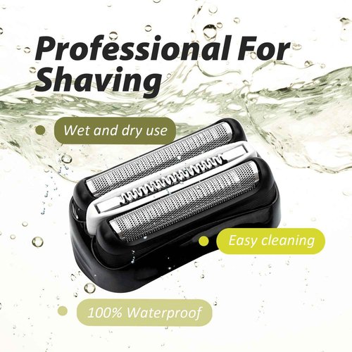 3P 32B Electric Replacement Shaver Head Compatible with Series 3 Shaving Razor Head, Suitable for 3 Series Models 3000s, 3010s, 3040s, and 3050cc.