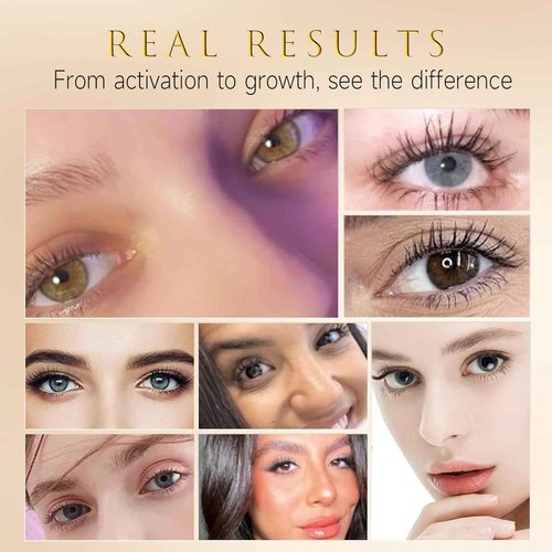 Eyelash Growth Serum – Lash Serum for Eyelash Growth with 15 Plant Extracts for Longer Thicker Fuller Lashes Nourishing Formula to Enhance Natural Beauty Hypoallergenic Oil Free lash growth serum -3ml